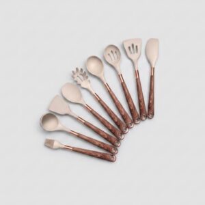 Wooden Handle Cooking Kitchen Utensil Set