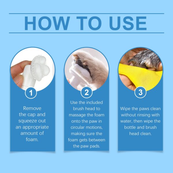 Pet Paw Foam Cleaner